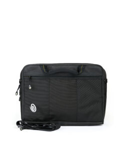 Timbuk2 S07 L Laptop Zip Briefcase Black w/ Silver Swirl